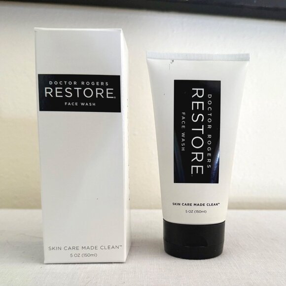 Doctor Rogers Restore Face Wash Full Size 5 Oz Fragrance-Free Hypoallergenic - Picture 2 of 9